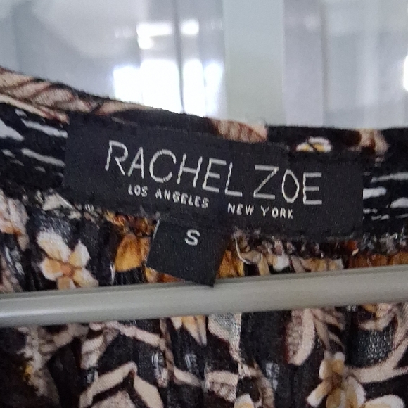 Rachel Zoe Black and Orange Relaxed Blouse - Picture 2 of 3